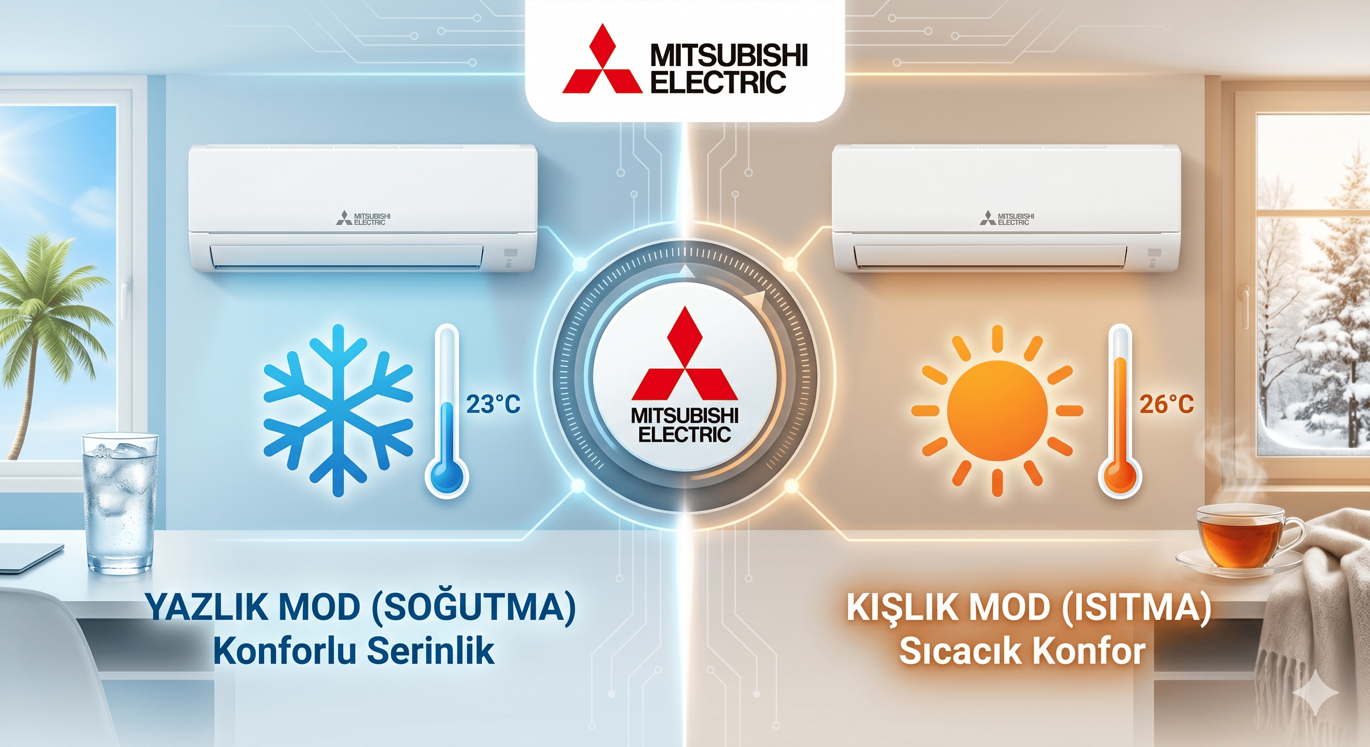 Klima Isıtma - Soğutma Değişimi