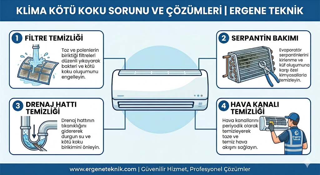 Klima Neden Kötü Koku Yapar? Klima Koku Sorunu ve Çözümleri