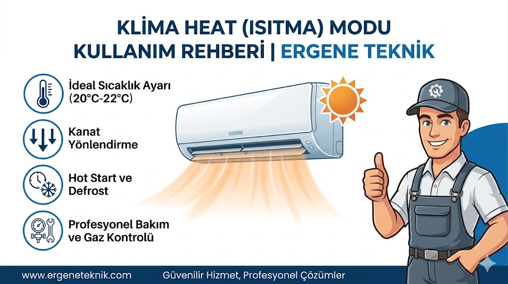 Klima Heat (Isıtma) Modu Nedir ve Nasıl Kullanılır?