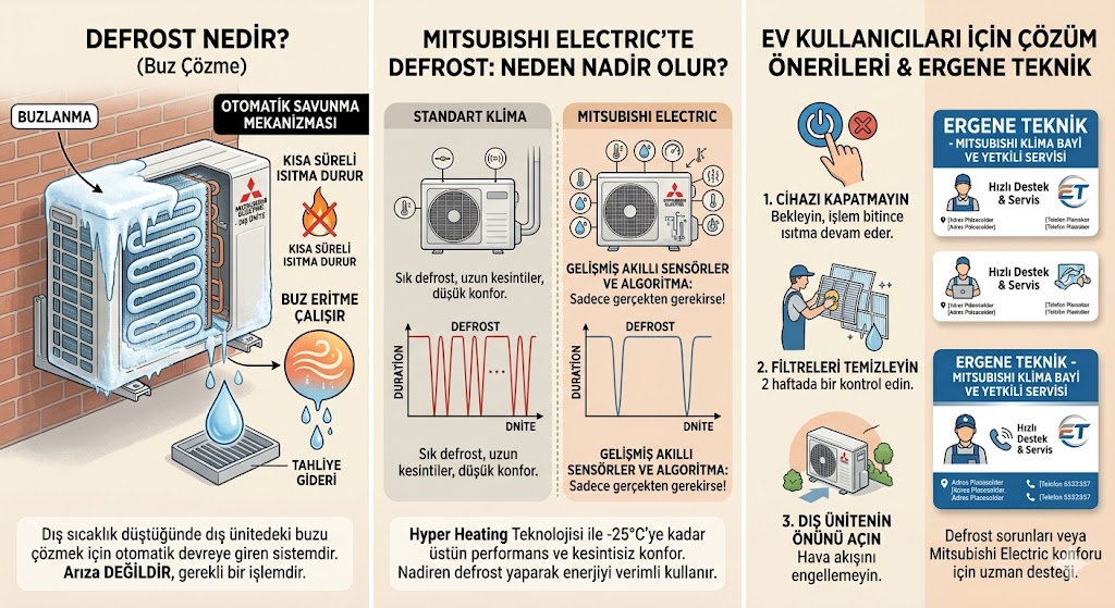 Klima Defrost (Buz Çözme) Ne Demek? Ev Kullanıcıları İçin Çözüm ve Öneriler